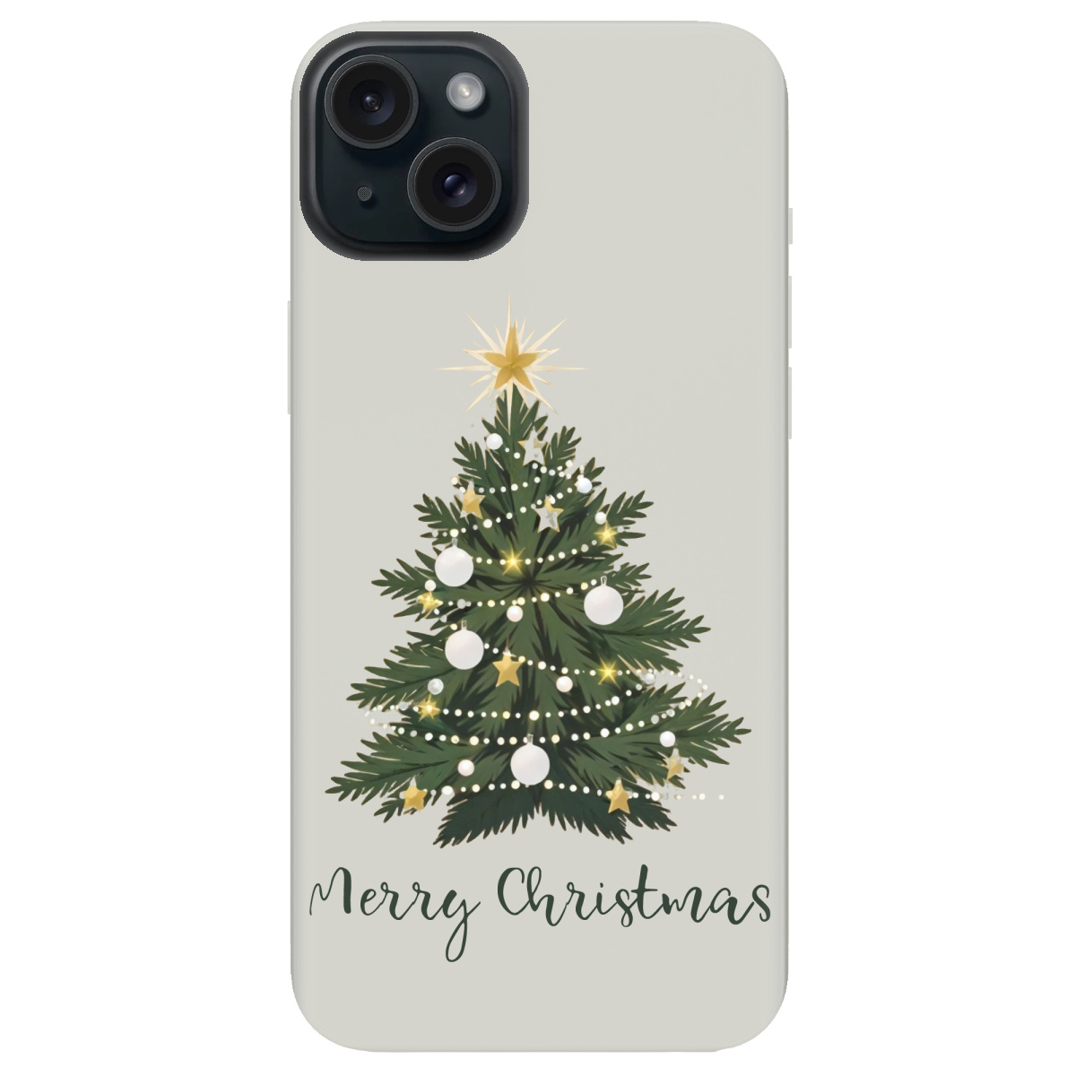 Чехол для Apple iPhone 15 Plus полупрозрачный матовый soft touch Christmas Serenity - фото 1 Чехол для Apple iPhone 15 Plus полупрозрачный матовый soft touch Christmas Serenity - фото 1 - Чехлы для телефонов