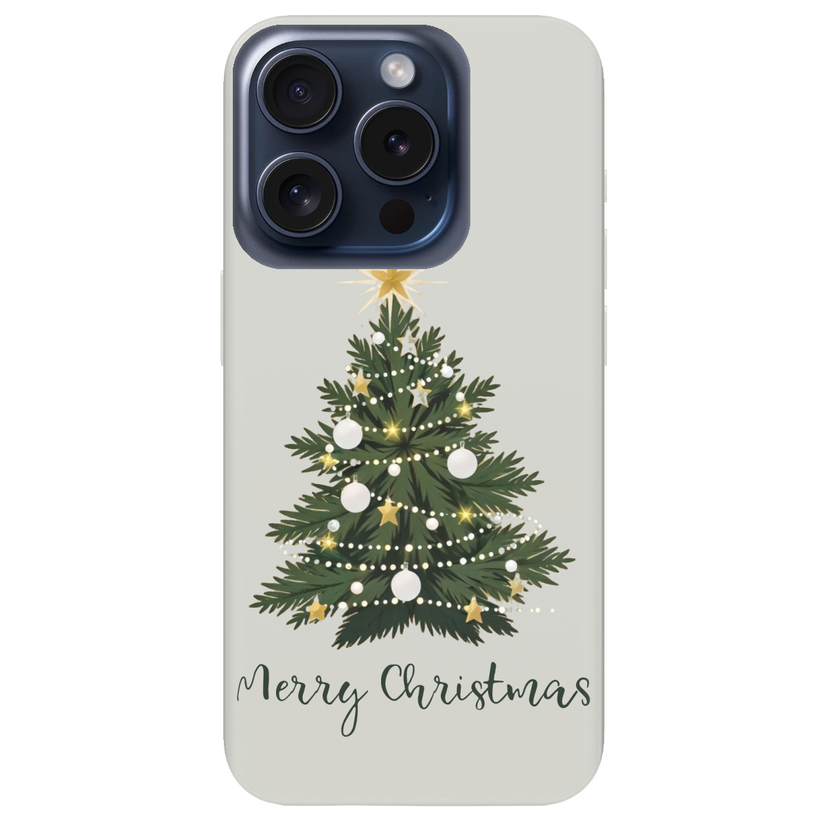 Чехол для Apple iPhone 15 Pro Max полупрозрачный матовый soft touch Christmas Serenity - фото 1 Чехол для Apple iPhone 15 Pro Max полупрозрачный матовый soft touch Christmas Serenity - фото 1 - Чехлы для телефонов