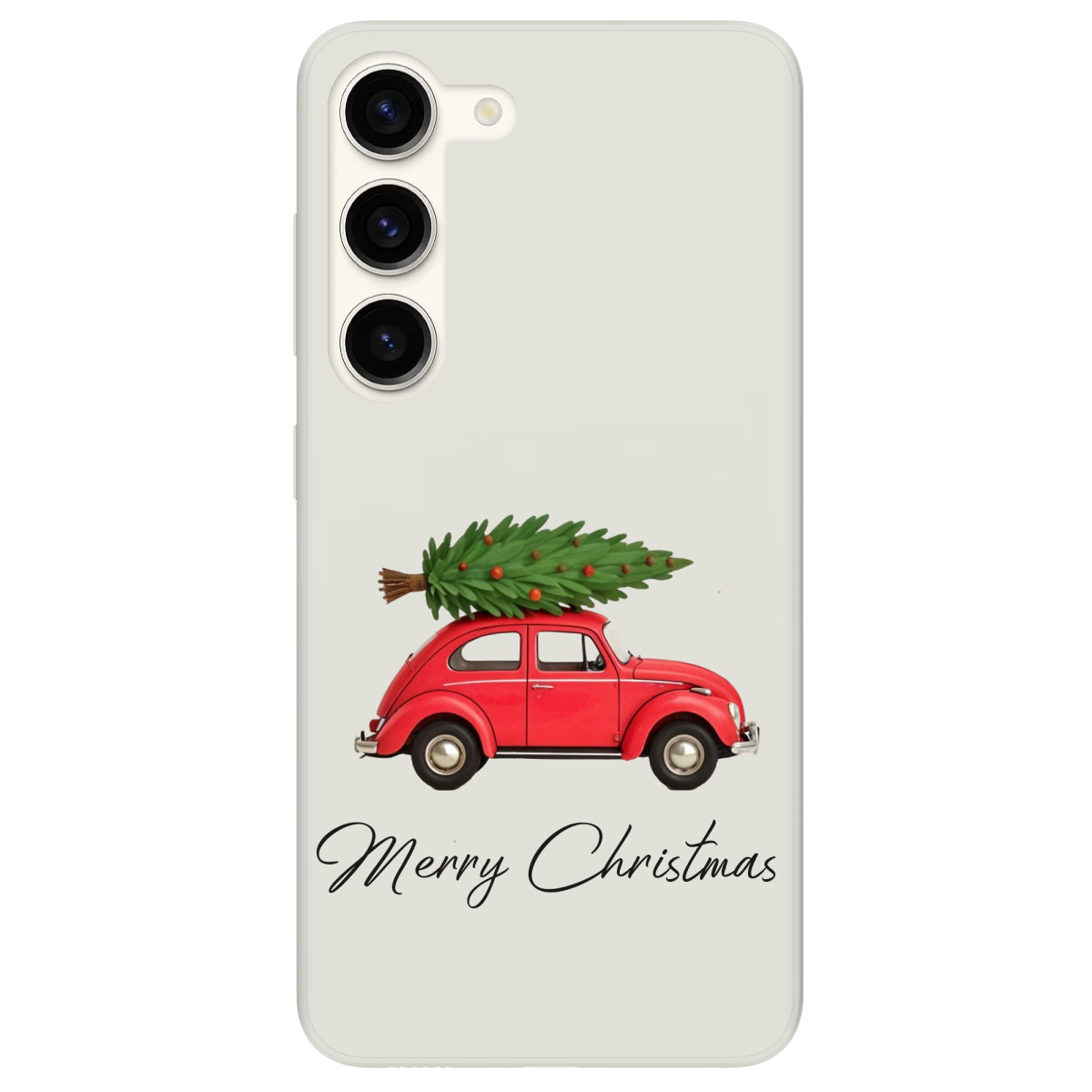 Чехол для Samsung Galaxy S23 полупрозрачный матовый soft touch Christmas on Wheels - фото 1 Чехол для Samsung Galaxy S23 полупрозрачный матовый soft touch Christmas on Wheels - фото 1 - Чехлы для телефонов