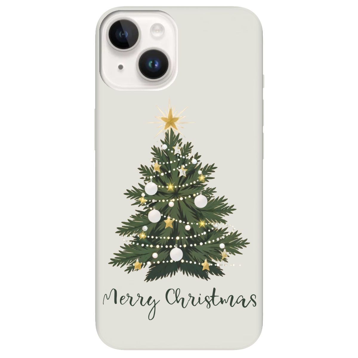 Чохол для Apple iPhone 14 напівпрозорий матовий soft touch Christmas Serenity - фото 1 Чохол для Apple iPhone 14 напівпрозорий матовий soft touch Christmas Serenity - фото 1 - Чохли для телефонів