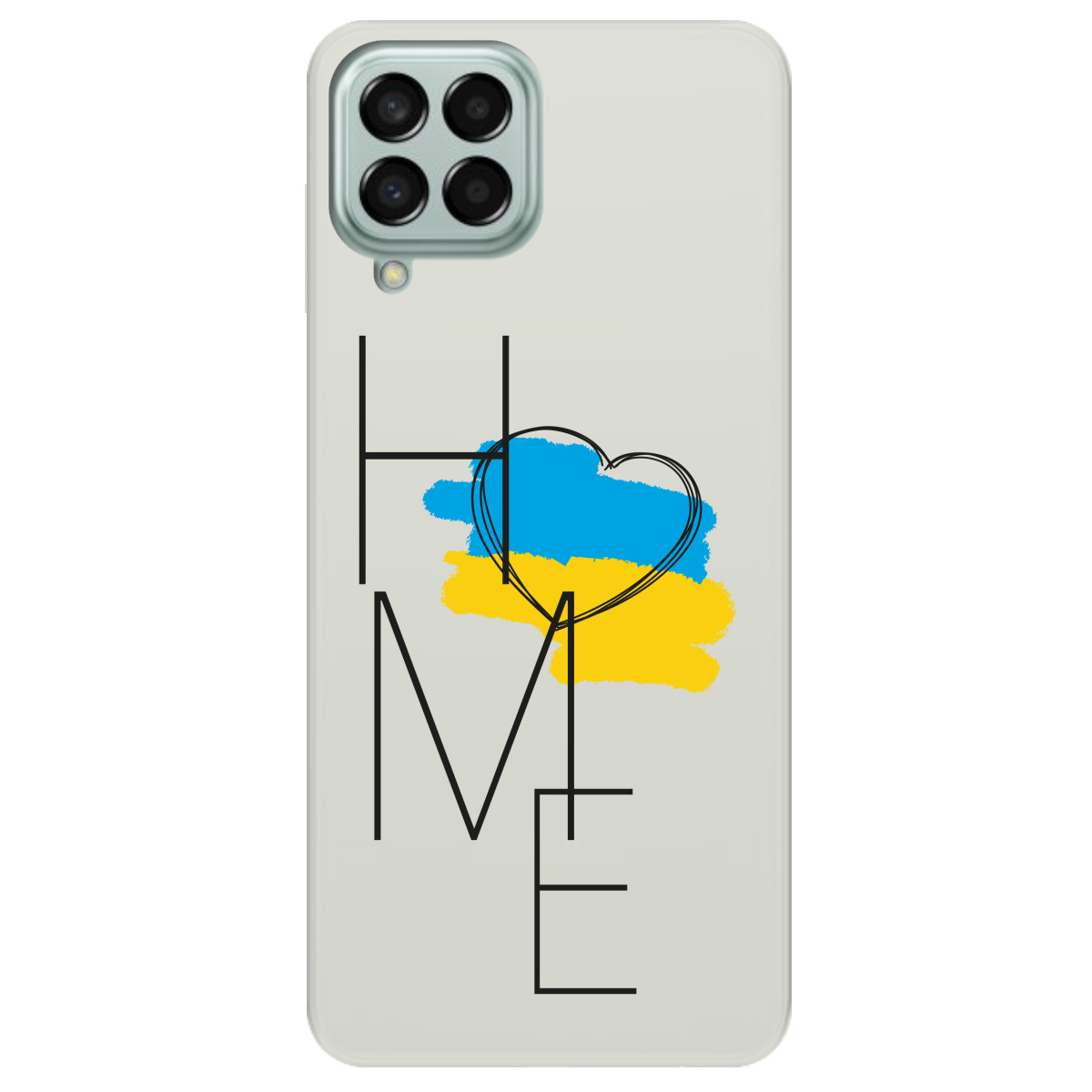 Чохол для Samsung Galaxy M53 напівпрозорий матовий soft touch Home - фото 1 Чохол для Samsung Galaxy M53 напівпрозорий матовий soft touch Home - фото 1 - Чохли для телефонів