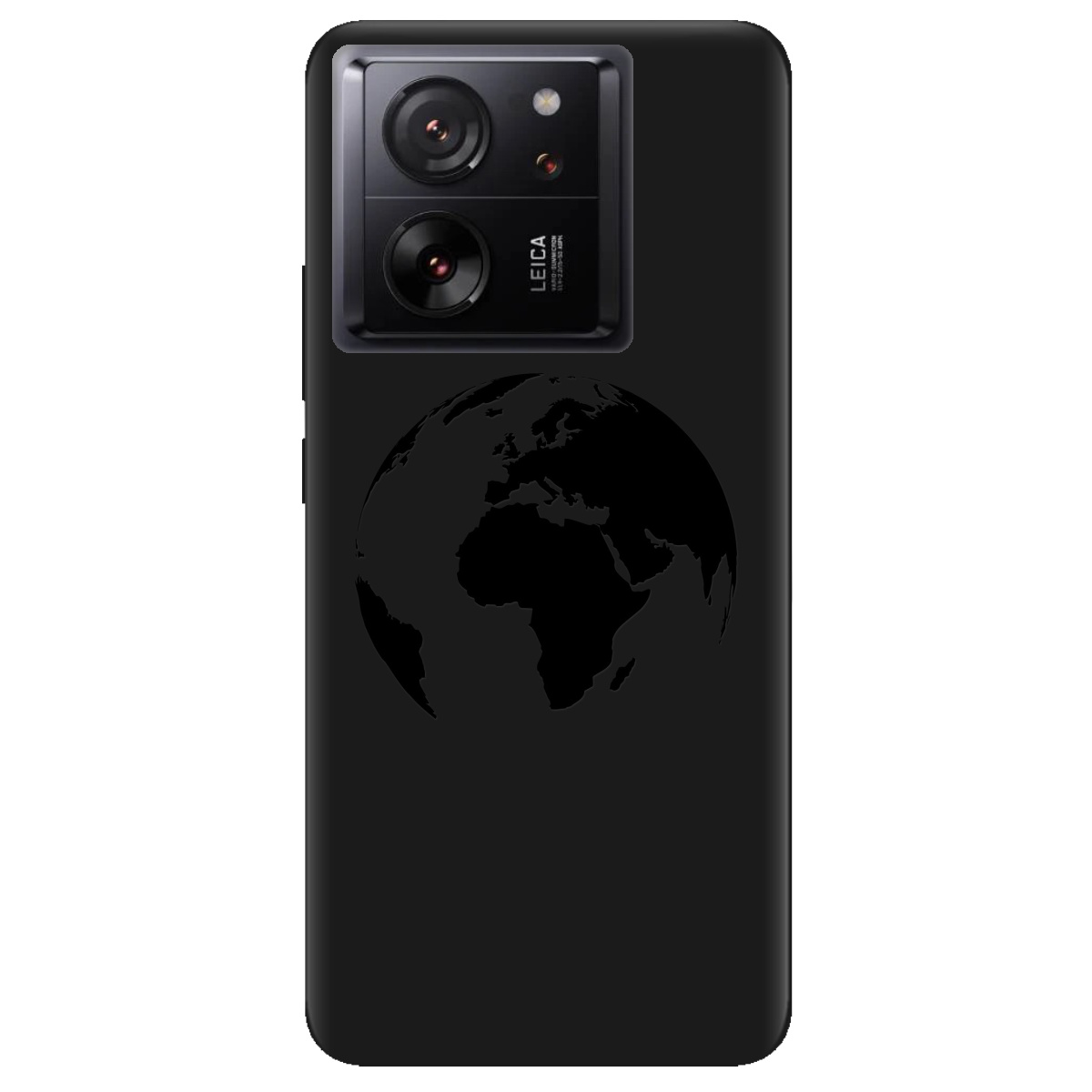 Чохол для Xiaomi 13T чорний матовий soft touch Planet - фото 1 Чохол для Xiaomi 13T чорний матовий soft touch Planet - фото 1 - Чохли для телефонів