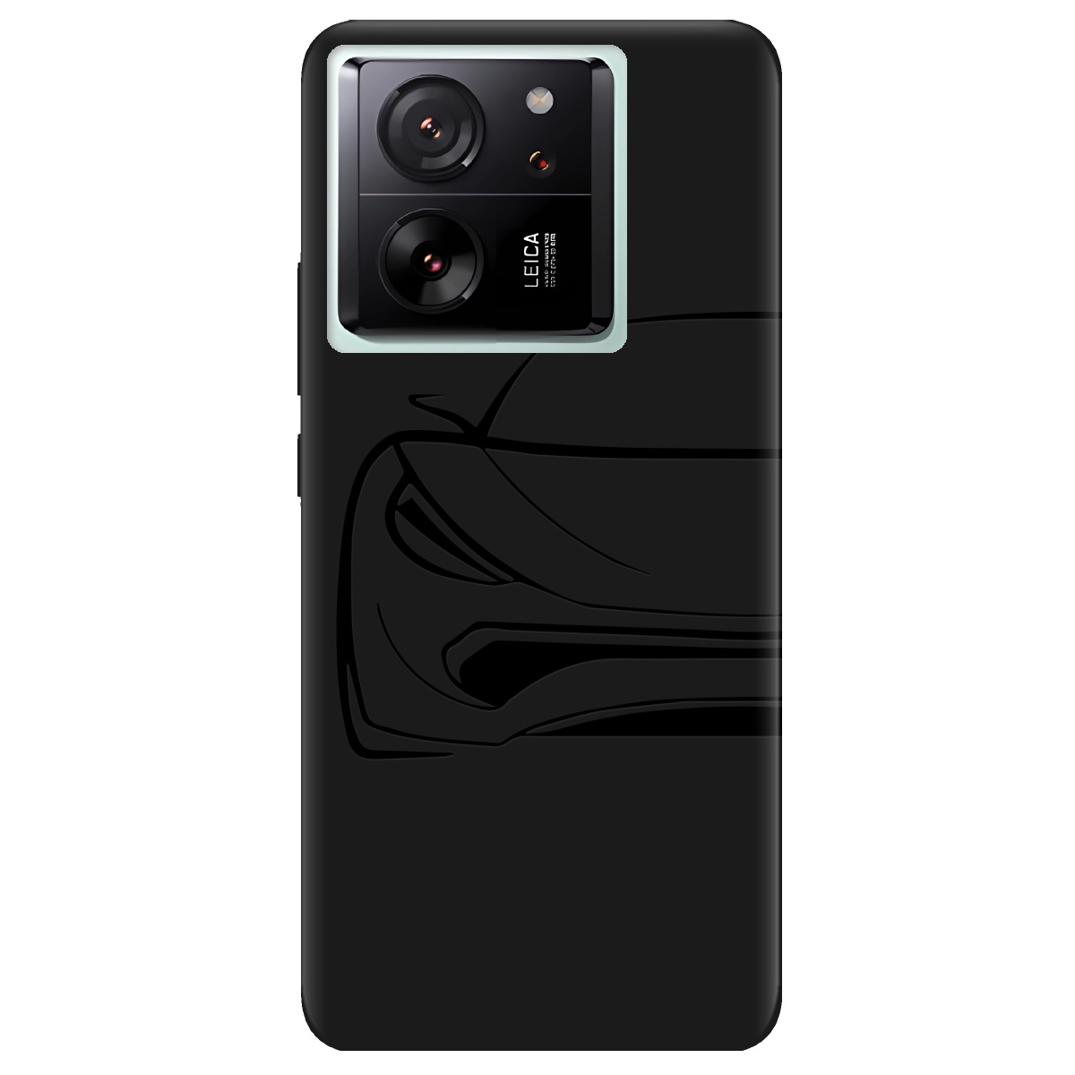 Чехол для Xiaomi 13T Pro черный матовый soft touch Sport Car - фото 1 - Чехлы для телефонов