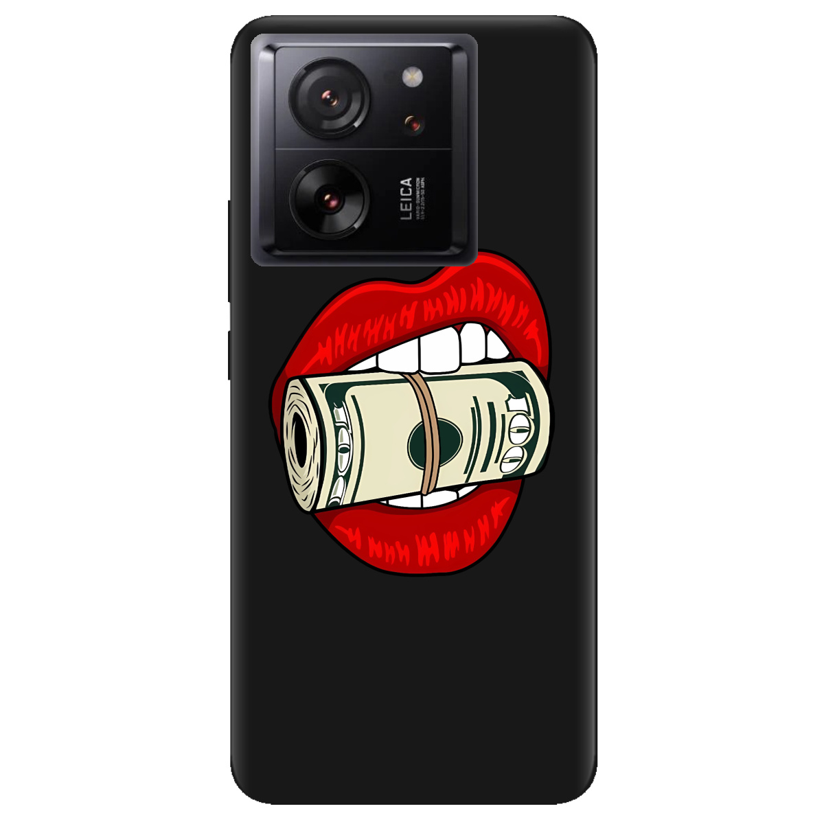 Чехол для Xiaomi 13T черный матовый soft touch Secret - фото 1 - Чехлы для телефонов