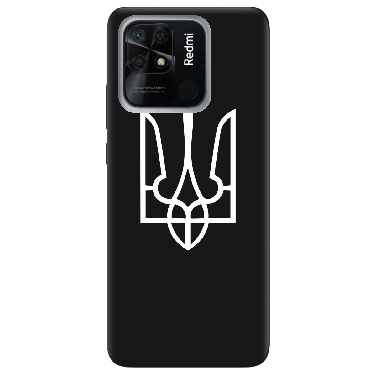 Чохол для Xiaomi Redmi 10C чорний матовий soft touch Gerb - фото 1 - Чохли для телефонів