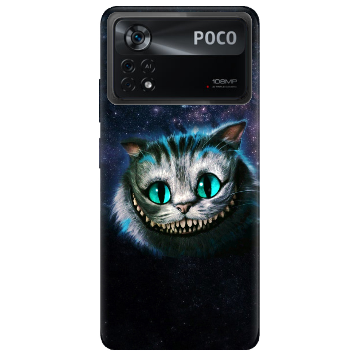 Чехол для Xiaomi Poco X4 Pro 5G Cheshire Cat - фото 1 - Чехлы для телефонов