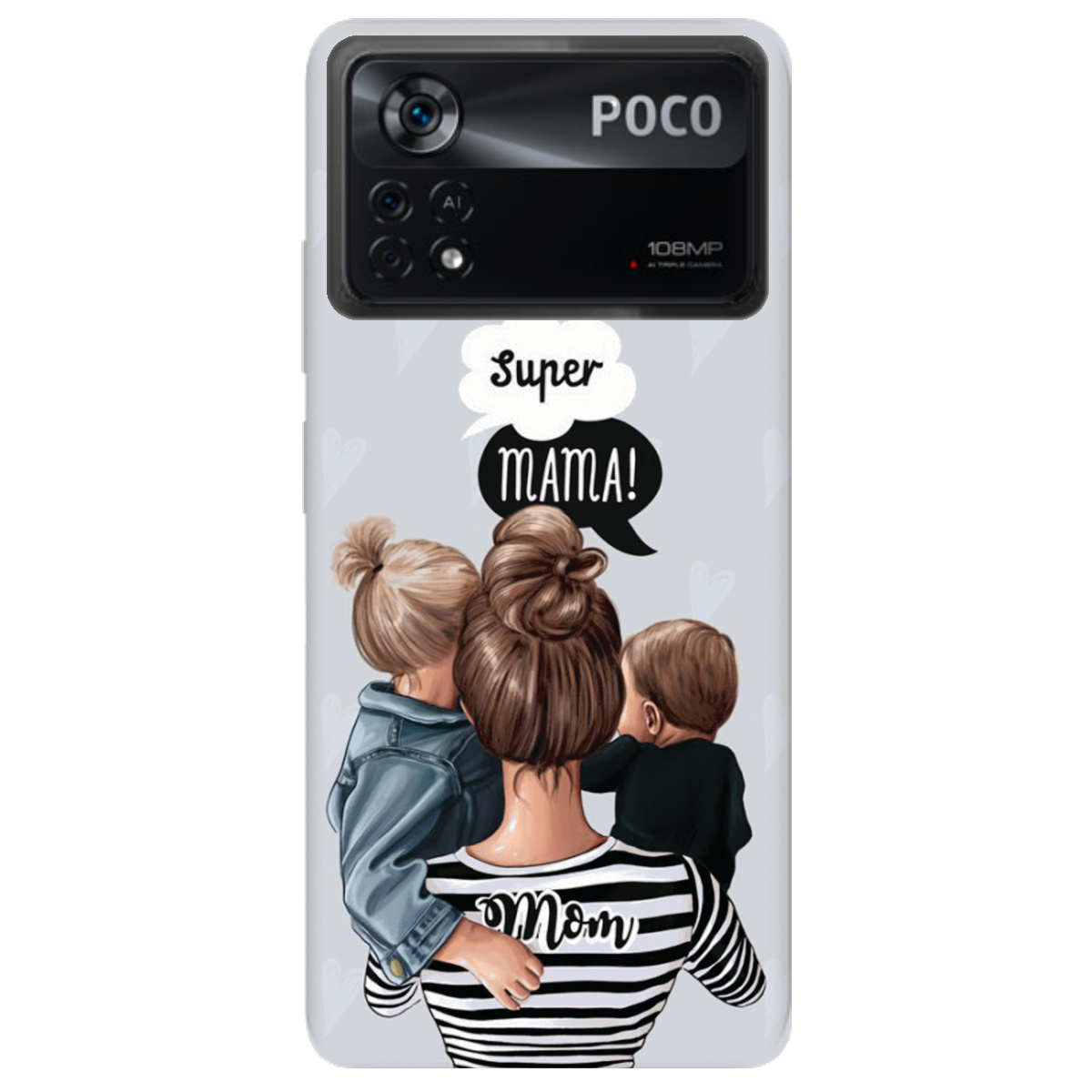 Чохол для Xiaomi Poco X4 Pro 5G Super Mama - фото 1 - Чохли для телефонів