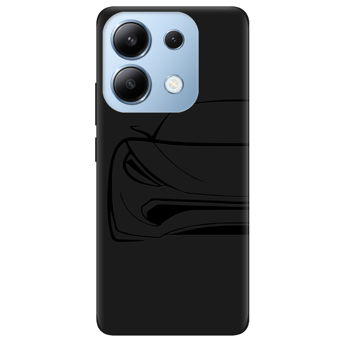 Чохол для Xiaomi Redmi Note 13 4G чорний матовий soft touch Sport Car - фото 1 Чохол для Xiaomi Redmi Note 13 4G чорний матовий soft touch Sport Car - фото 1 - Чохли для телефонів