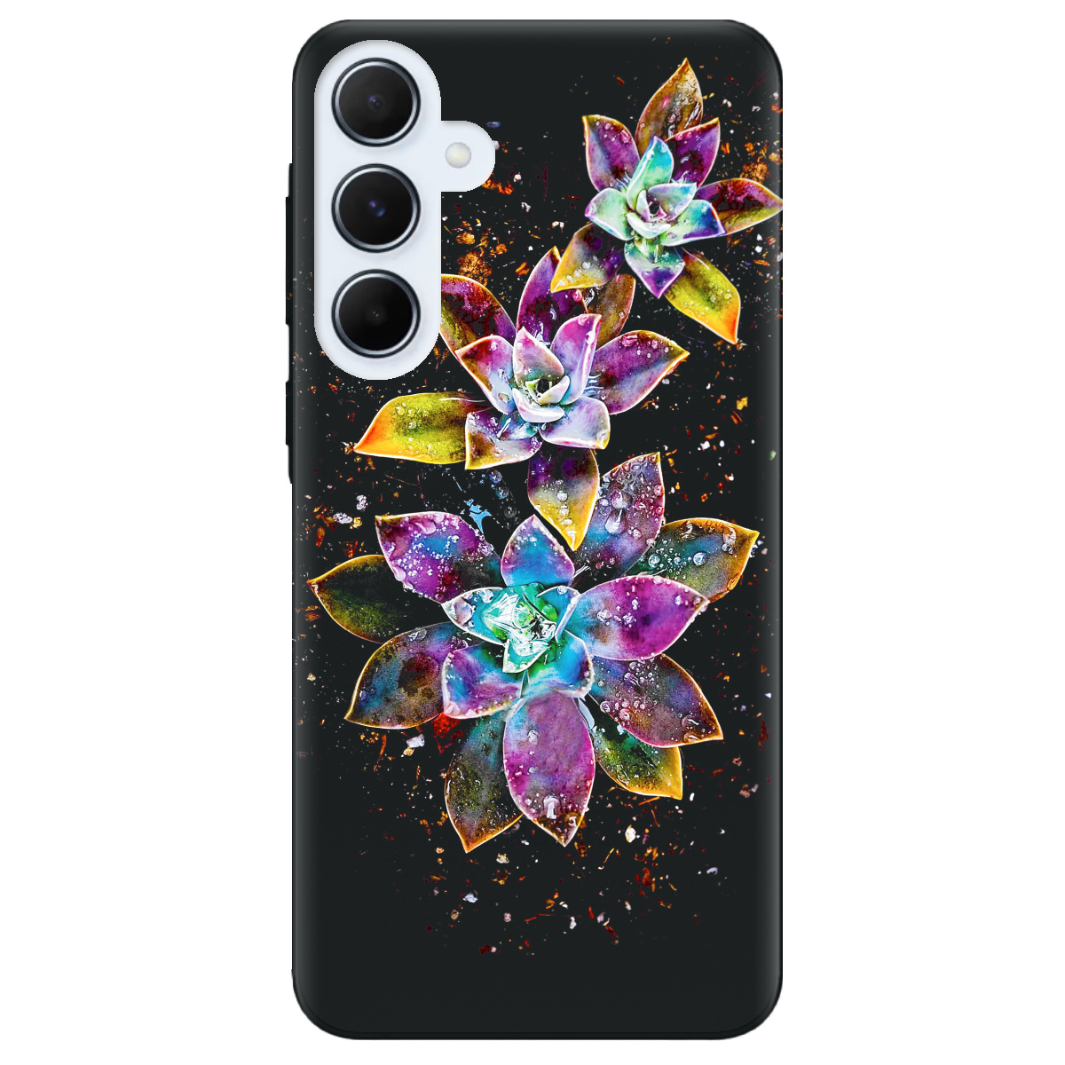 Чохол для Samsung Galaxy A55 Magical flowers - фото 1 Чохол для Samsung Galaxy A55 Magical flowers - фото 1 - Чохли для телефонів