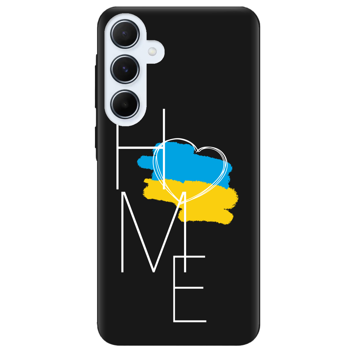 Чехол для Samsung Galaxy A55 черный матовый soft touch Дім - фото 1 - Чехлы для телефонов