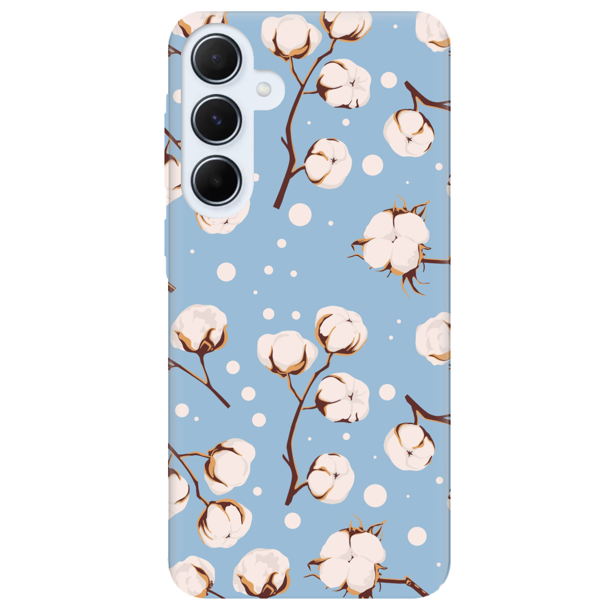 Чехол для Samsung Galaxy A55 Квітка бавовни - фото 1 - Чехлы для телефонов