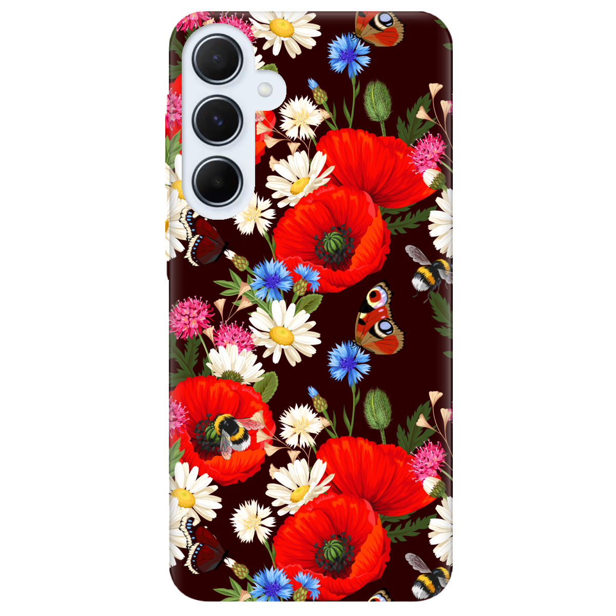 Чохол для Samsung Galaxy A55 Лугові квіти - фото 1 - Чохли для телефонів