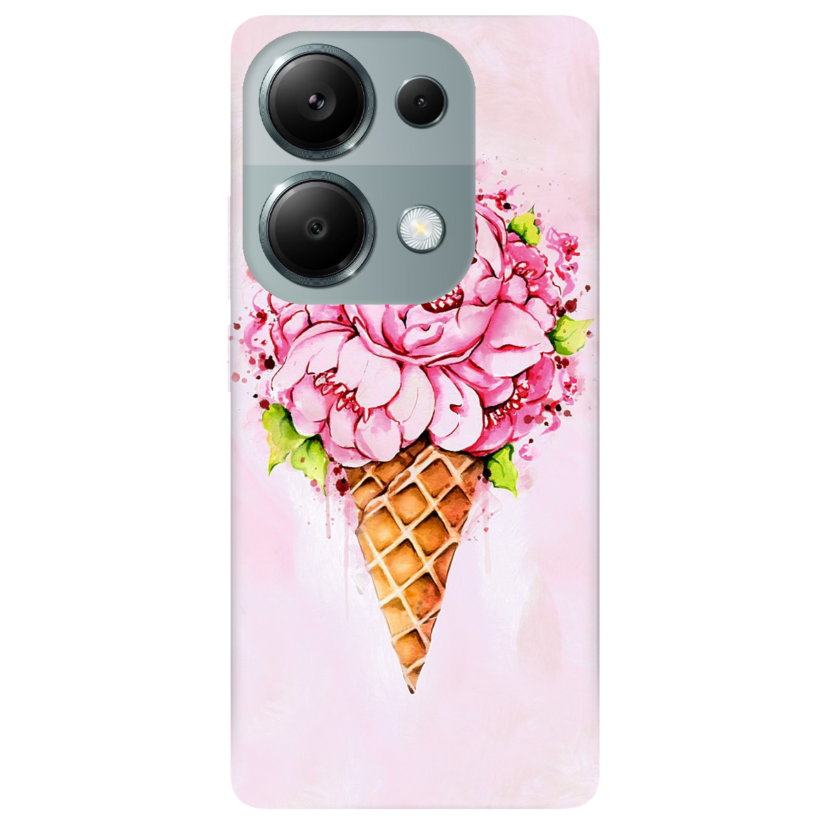 Чохол для Xiaomi Redmi Note 13 Pro 4G Ice cream - фото 1 Чохол для Xiaomi Redmi Note 13 Pro 4G Ice cream - фото 1 - Чохли для телефонів