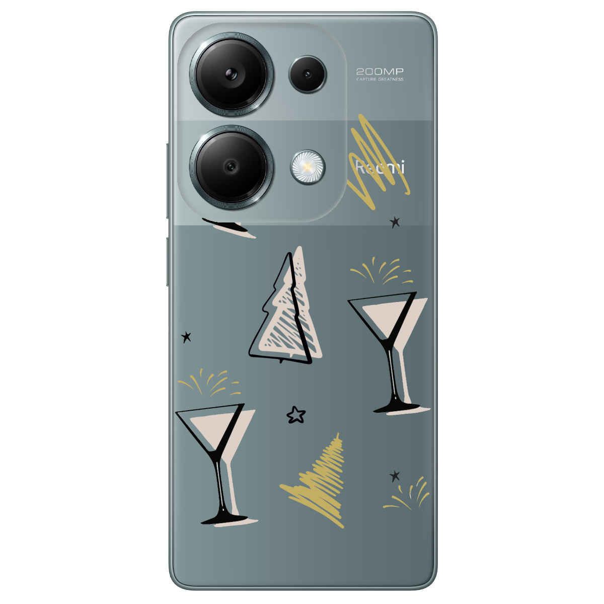 Чохол для Xiaomi Redmi Note 13 Pro 4G Hello New Year - фото 1 Чохол для Xiaomi Redmi Note 13 Pro 4G Hello New Year - фото 1 - Чохли для телефонів