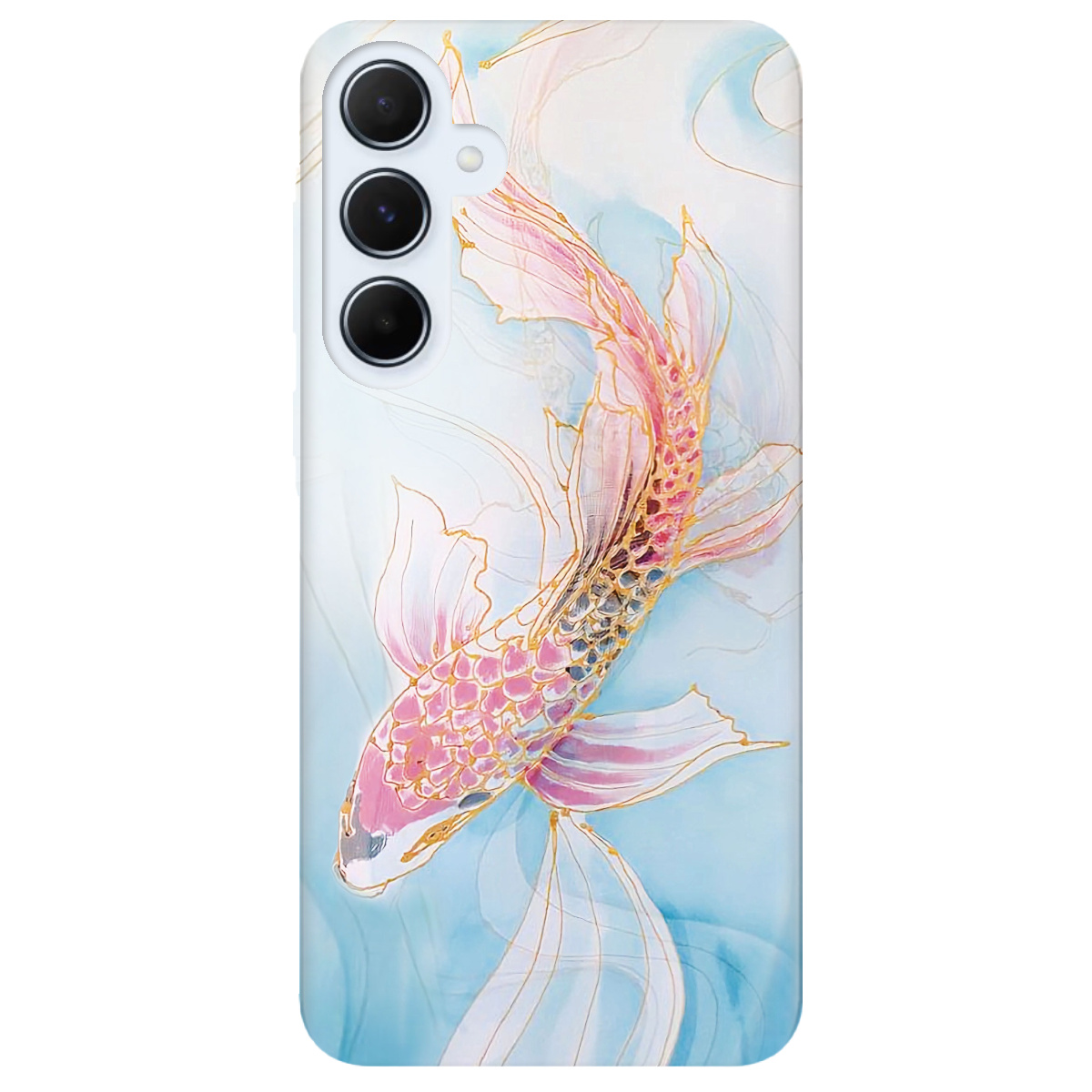 Чохол для Samsung Galaxy A55 Art fish - фото 1 Чохол для Samsung Galaxy A55 Art fish - фото 1 - Чохли для телефонів