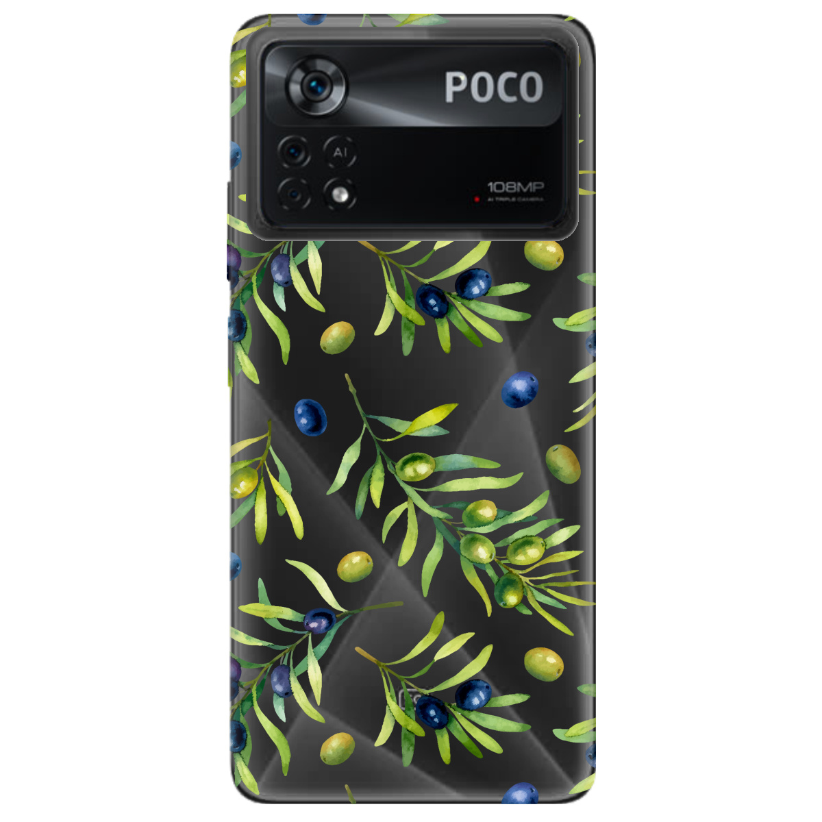 Чехол для Xiaomi Poco X4 Pro 5G Olives - фото 1 - Чехлы для телефонов
