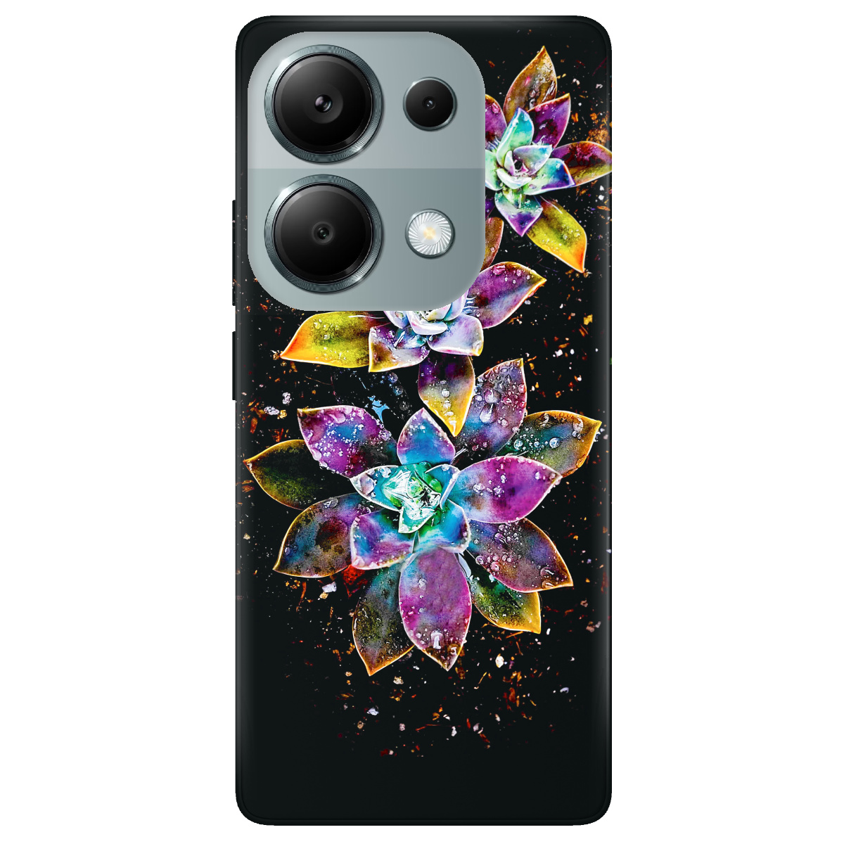 Чохол для Xiaomi Poco M6 Pro 4G Magical flowers - фото 1 - Чохли для телефонів