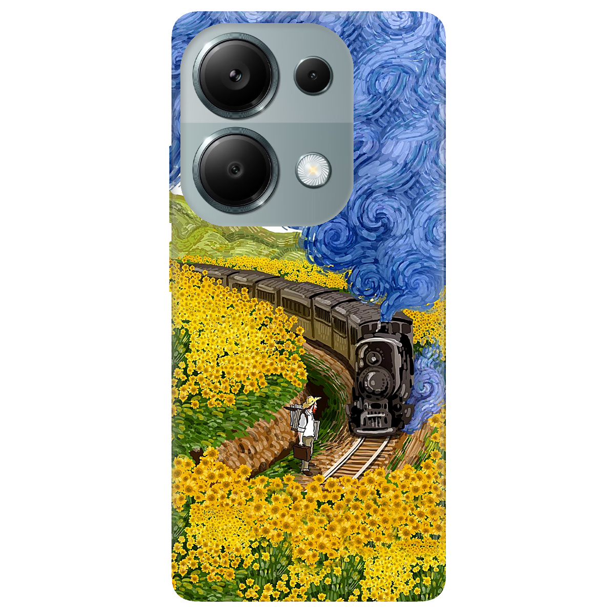 Чехол для Xiaomi Poco M6 Pro 4G Train - фото 1 - Чехлы для телефонов