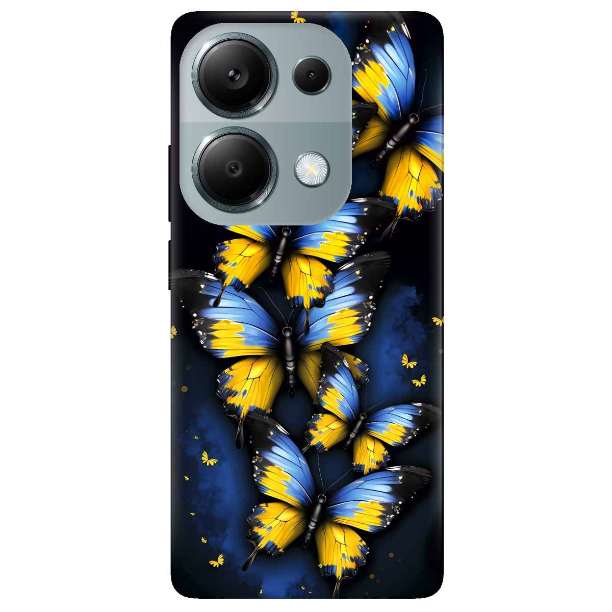 Чехол для Xiaomi Poco M6 Pro 4G Метелики - фото 1 - Чехлы для телефонов