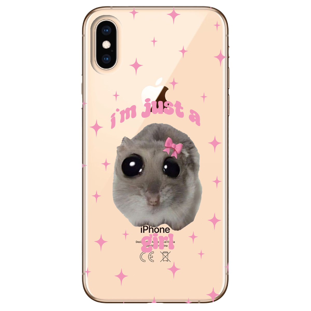 Чехол для Apple iPhone X Just a girl - фото 1 Чехол для Apple iPhone X Just a girl - фото 1 - Чехлы для телефонов