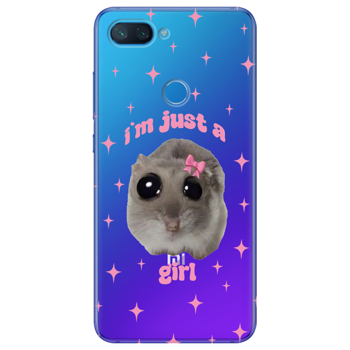 Чехол для Xiaomi Mi 8 Lite Just a girl - фото 1 - Чехлы для телефонов