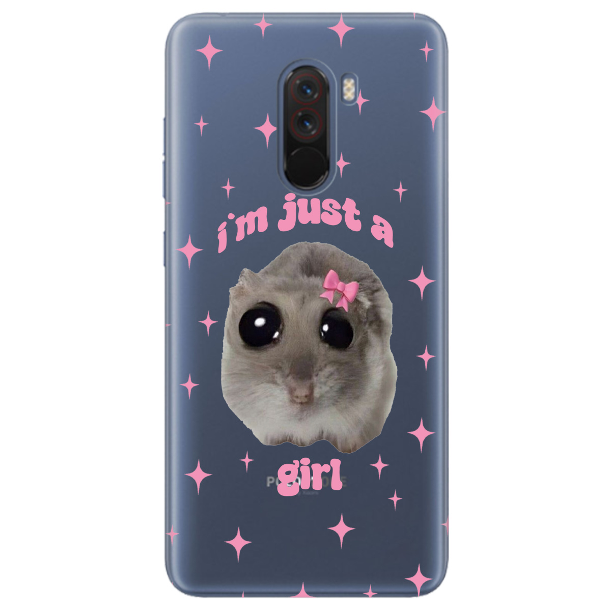 Чехол для Xiaomi Pocophone F1 Just a girl - фото 1 Чехол для Xiaomi Pocophone F1 Just a girl - фото 1 - Чехлы для телефонов