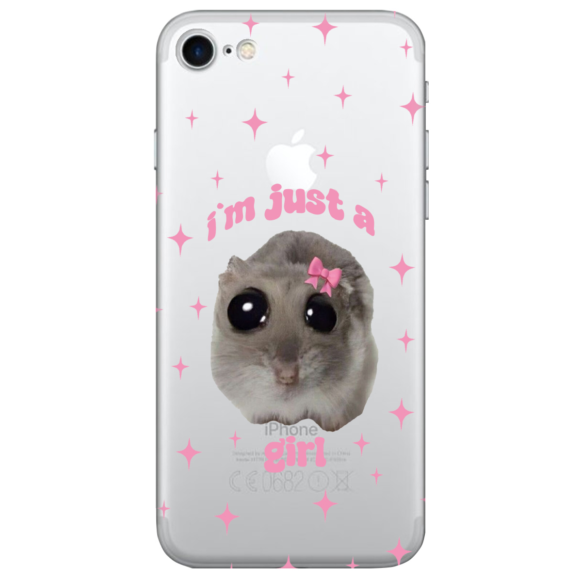 Чехол для Apple iPhone SE 2020 Just a girl - фото 1 Чехол для Apple iPhone SE 2020 Just a girl - фото 1 - Чехлы для телефонов