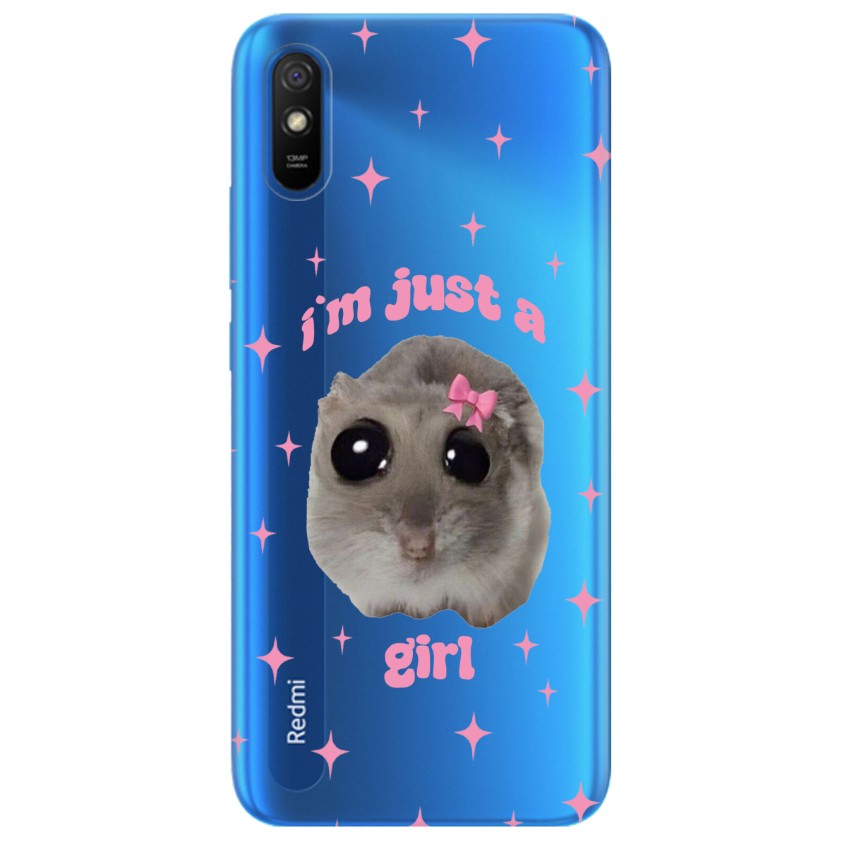Чохол для Xiaomi Redmi 9A Just a girl - фото 1 Чохол для Xiaomi Redmi 9A Just a girl - фото 1 - Чохли для телефонів