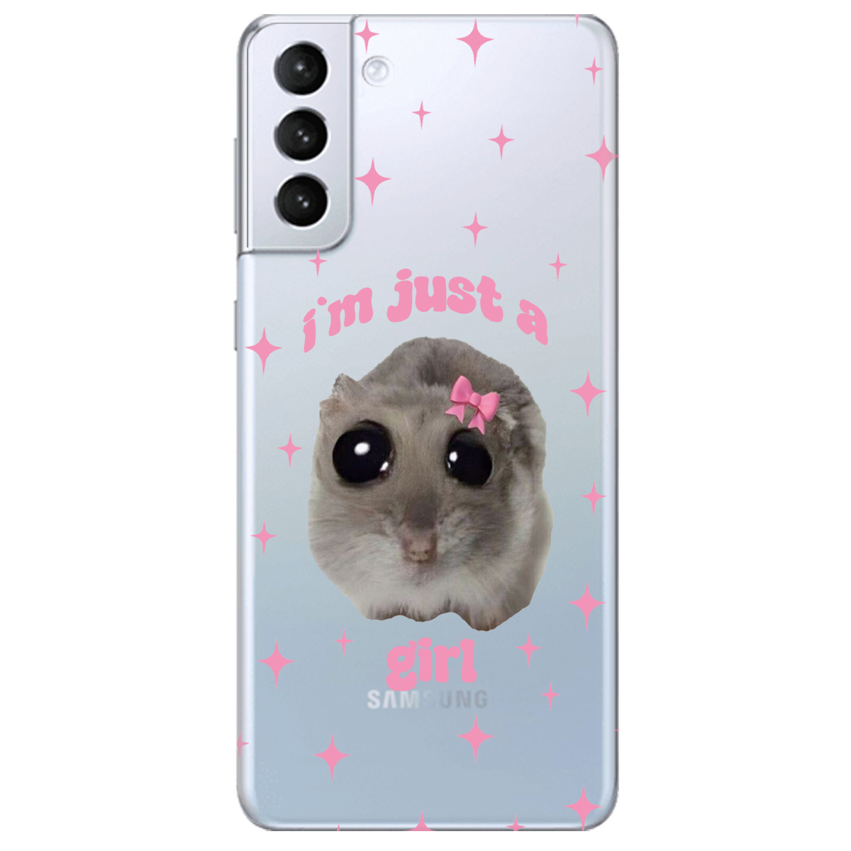 Чехол для Samsung Galaxy S21 Plus Just a girl - фото 1 Чехол для Samsung Galaxy S21 Plus Just a girl - фото 1 - Чехлы для телефонов