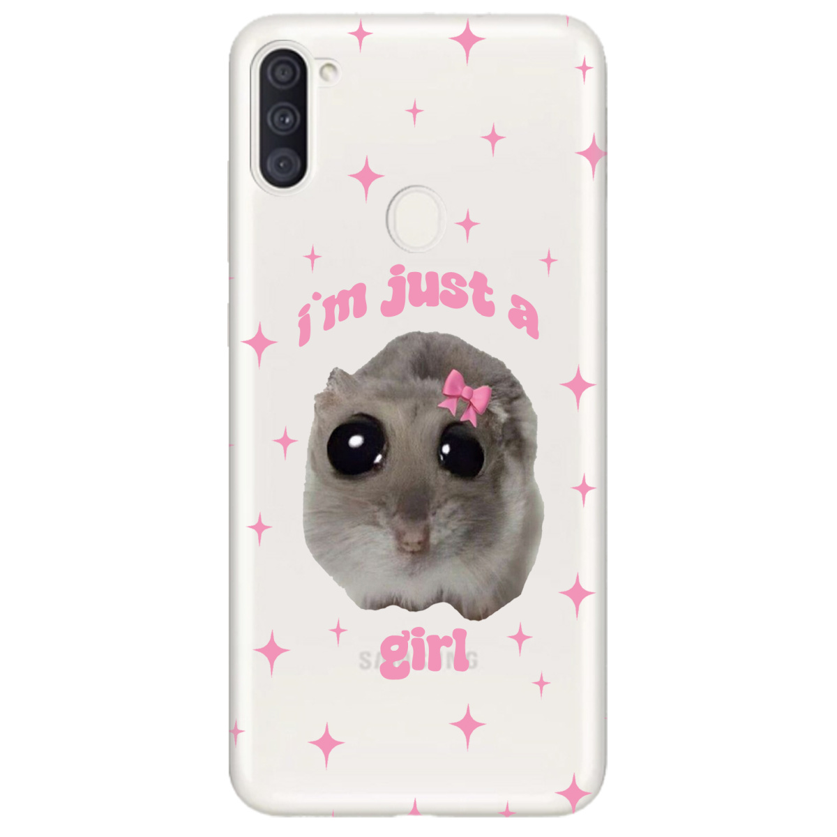 Чохол для Samsung Galaxy M11 Just a girl - фото 1 - Чохли для телефонів