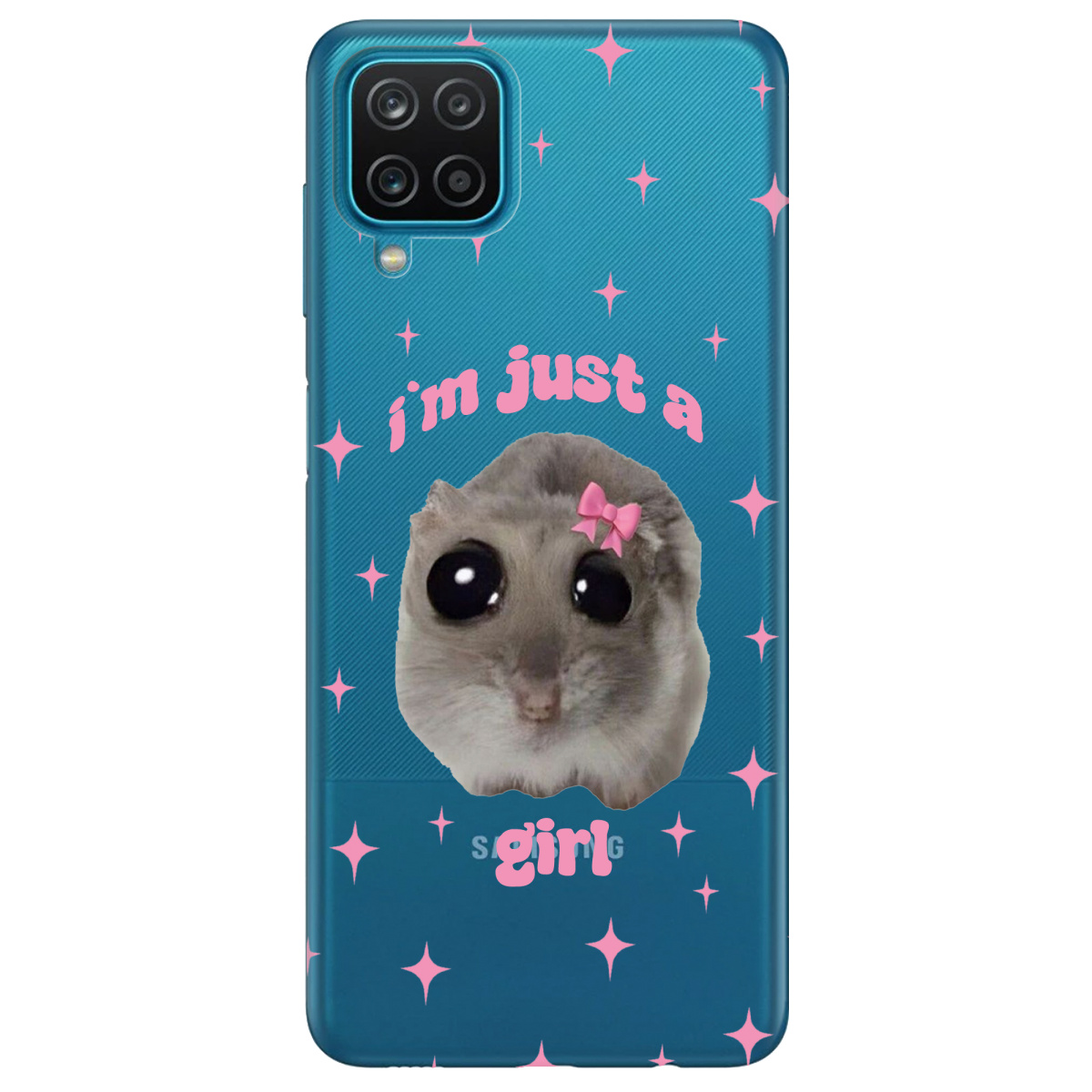 Чохол для Samsung Galaxy M12 Just a girl - фото 1 Чохол для Samsung Galaxy M12 Just a girl - фото 1 - Чохли для телефонів