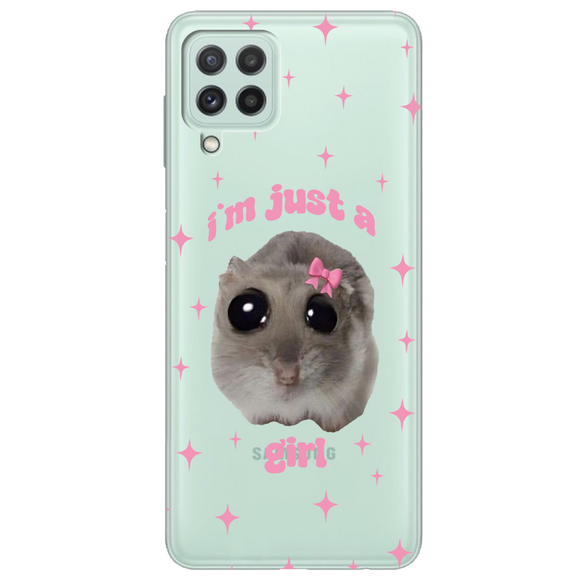 Чехол для Samsung Galaxy M32 Just a girl - фото 1 Чехол для Samsung Galaxy M32 Just a girl - фото 1 - Чехлы для телефонов