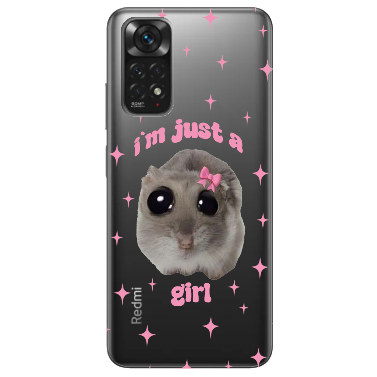 Чехол для Xiaomi Redmi Note 11 Just a girl - фото 1 Чехол для Xiaomi Redmi Note 11 Just a girl - фото 1 - Чехлы для телефонов