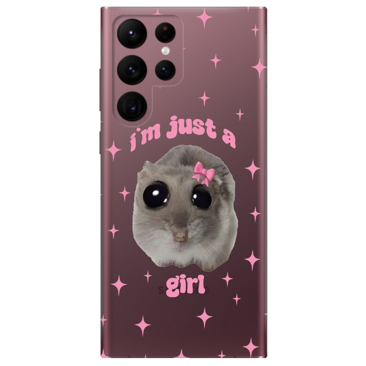 Чехол для Samsung Galaxy S22 Ultra Just a girl - фото 1 - Чехлы для телефонов