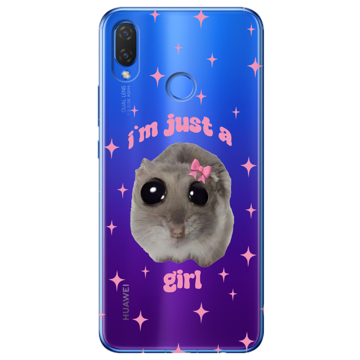 Чохол для Huawei P Smart Plus Just a girl - фото 1 - Чохли для телефонів