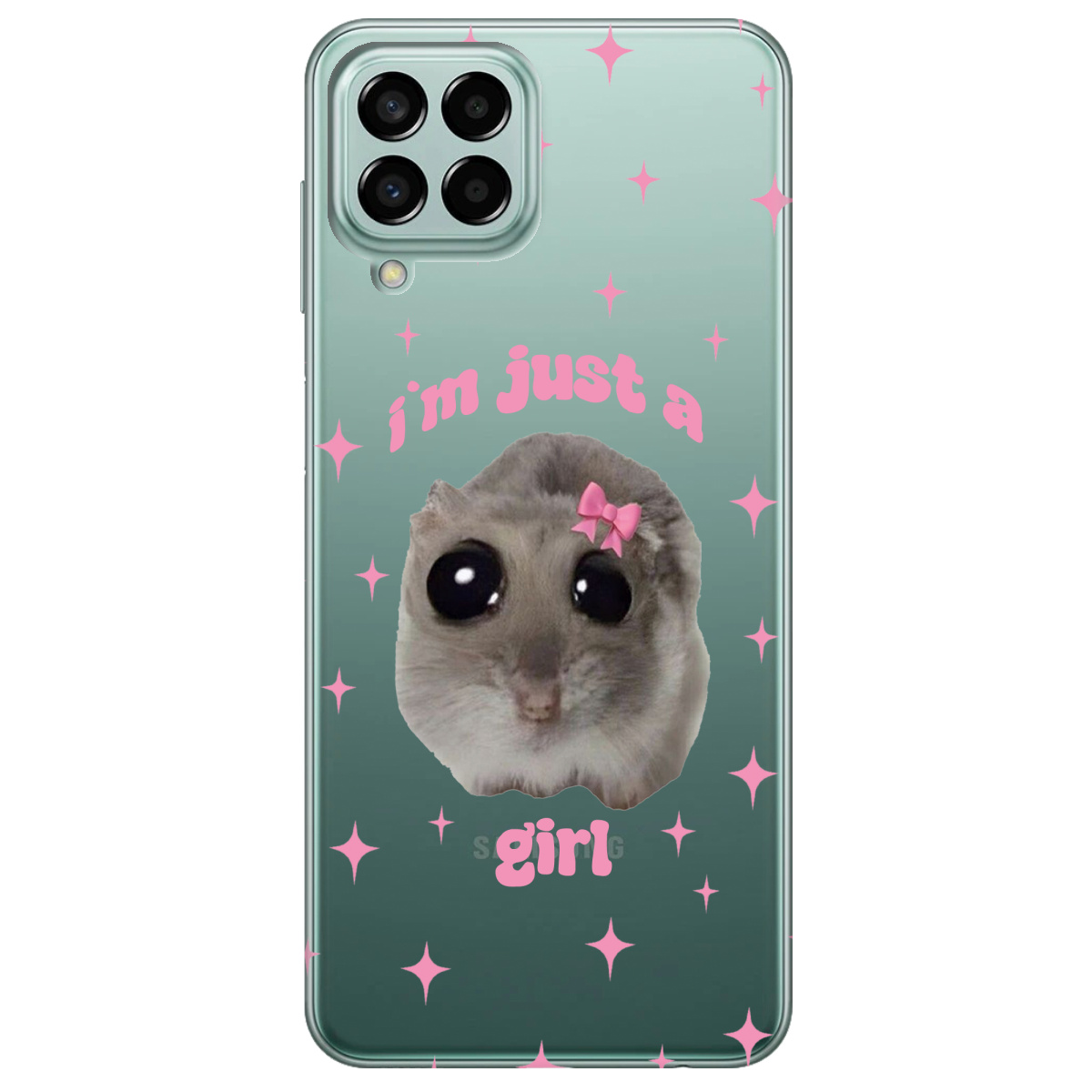 Чохол для Samsung Galaxy M33 5G Just a girl - фото 1 Чохол для Samsung Galaxy M33 5G Just a girl - фото 1 - Чохли для телефонів