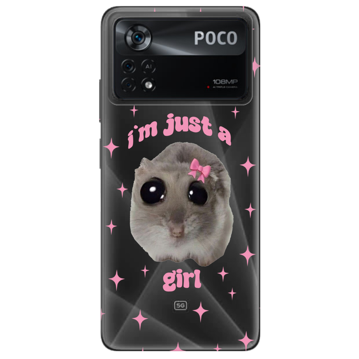 Чохол для Xiaomi Poco X4 Pro 5G Just a girl - фото 1 - Чохли для телефонів