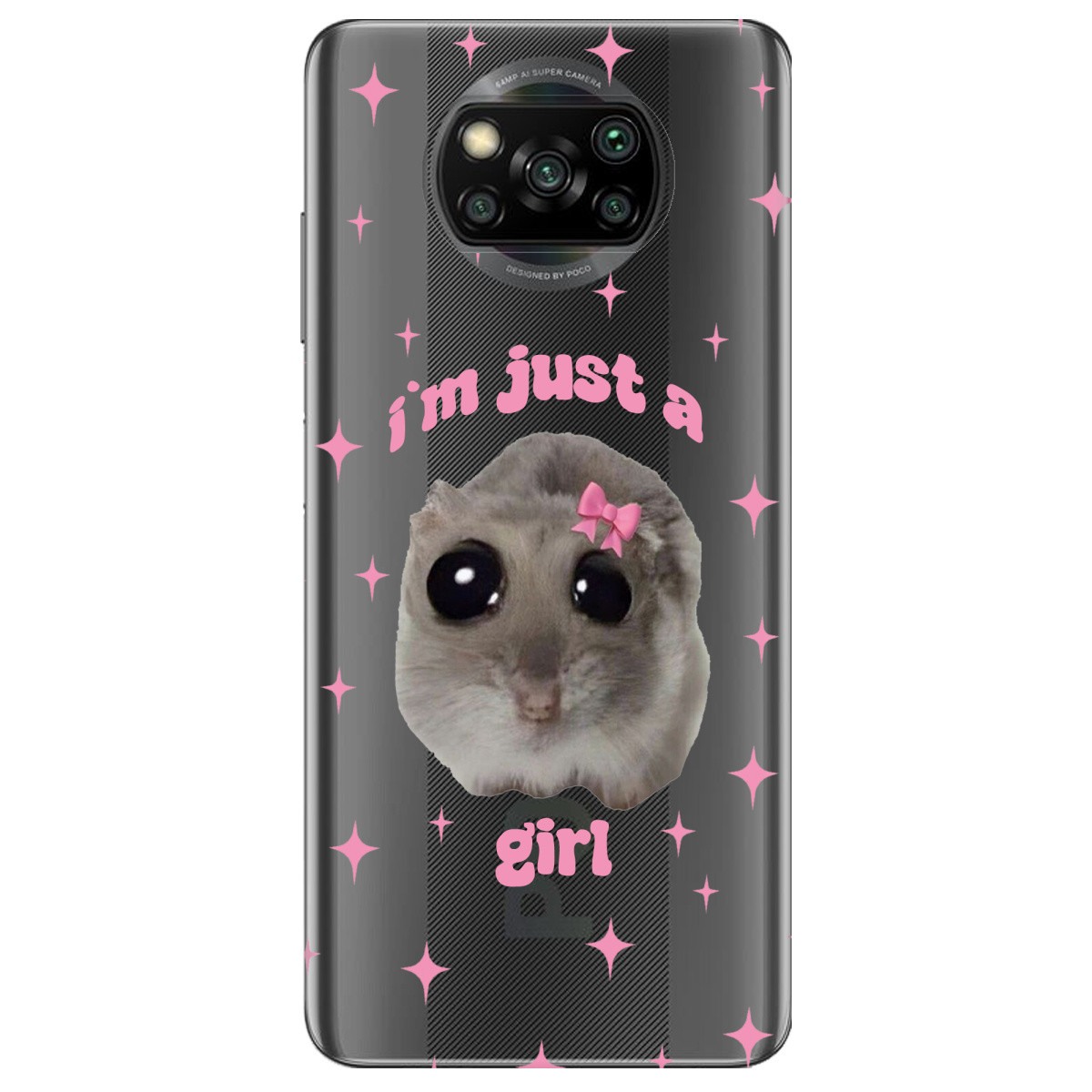 Чехол для Xiaomi Poco X3 Pro Just a girl - фото 1 - Чехлы для телефонов