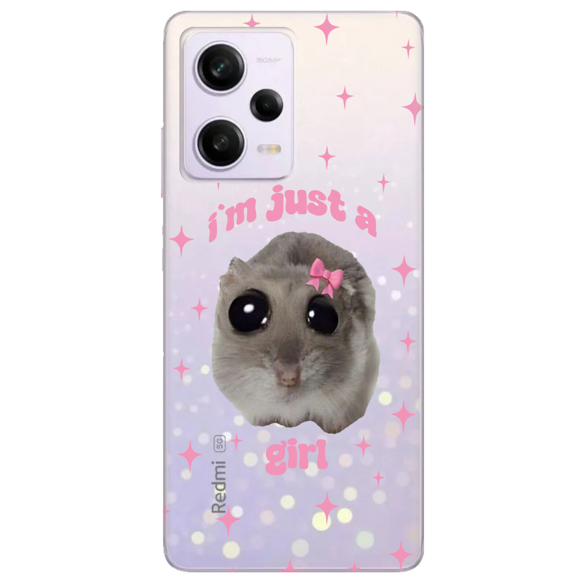 Чохол для Xiaomi Poco X5 Pro 5G Just a girl - фото 1 Чохол для Xiaomi Poco X5 Pro 5G Just a girl - фото 1 - Чохли для телефонів