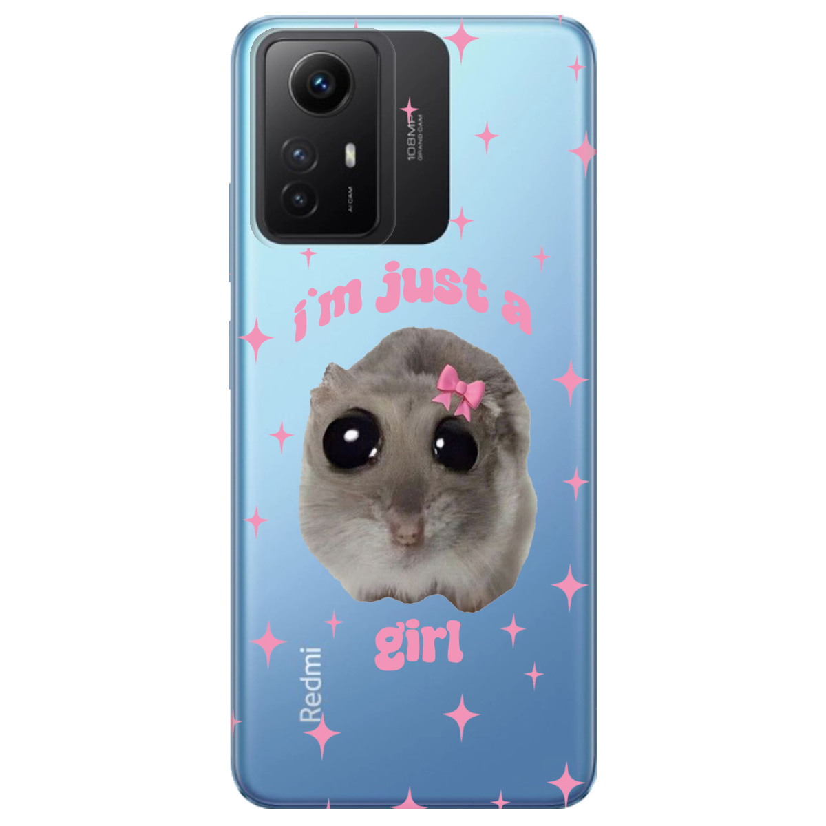 Чехол для Xiaomi Redmi Note 12s Just a girl - фото 1 - Чехлы для телефонов