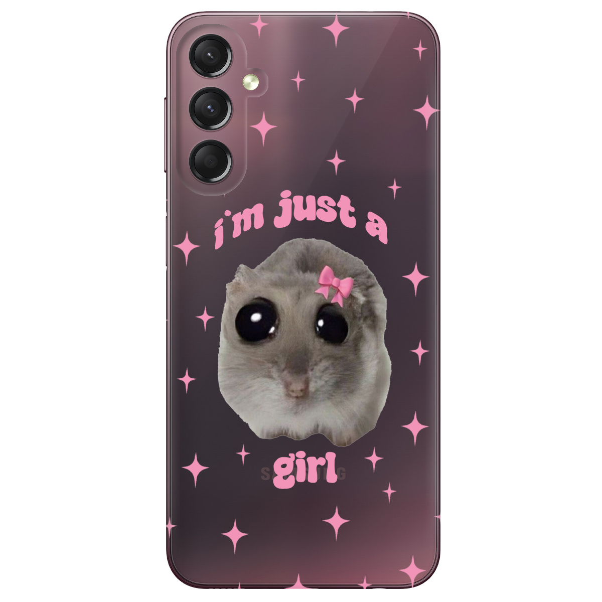 Чехол для Samsung Galaxy A05s Just a girl - фото 1 - Чехлы для телефонов