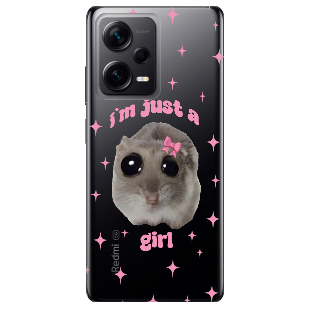 Чехол для Xiaomi Redmi Note 12 Pro + 5G Just a girl - фото 1 - Чехлы для телефонов