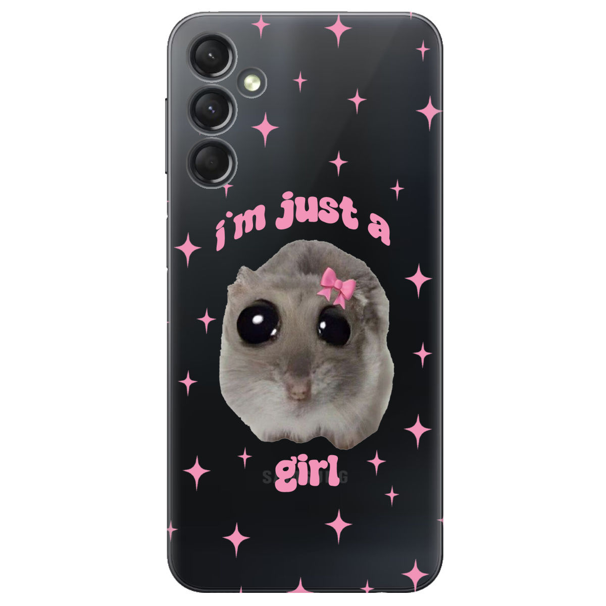 Чохол для Samsung Galaxy A25 Just a girl - фото 1 Чохол для Samsung Galaxy A25 Just a girl - фото 1 - Чохли для телефонів