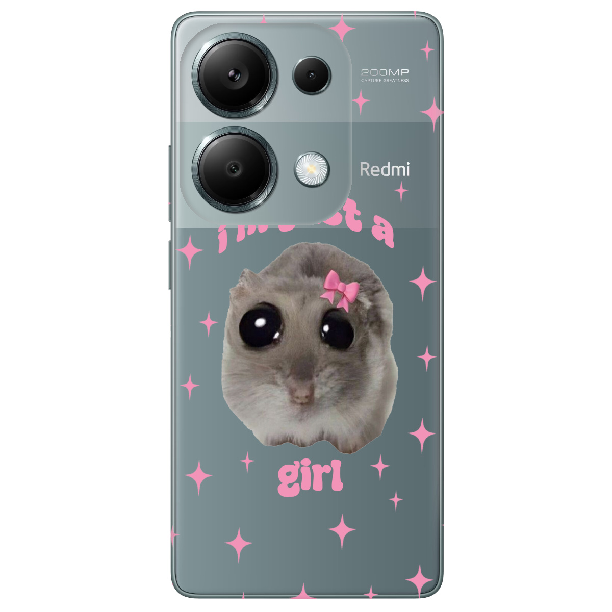 Чехол для Xiaomi Redmi Note 13 Pro 4G Just a girl - фото 1 - Чехлы для телефонов