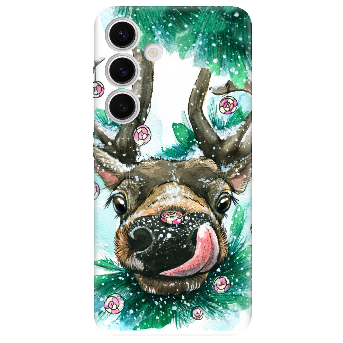 Чехол для Samsung Galaxy S25 Сute deer - фото 1 - Чехлы для телефонов