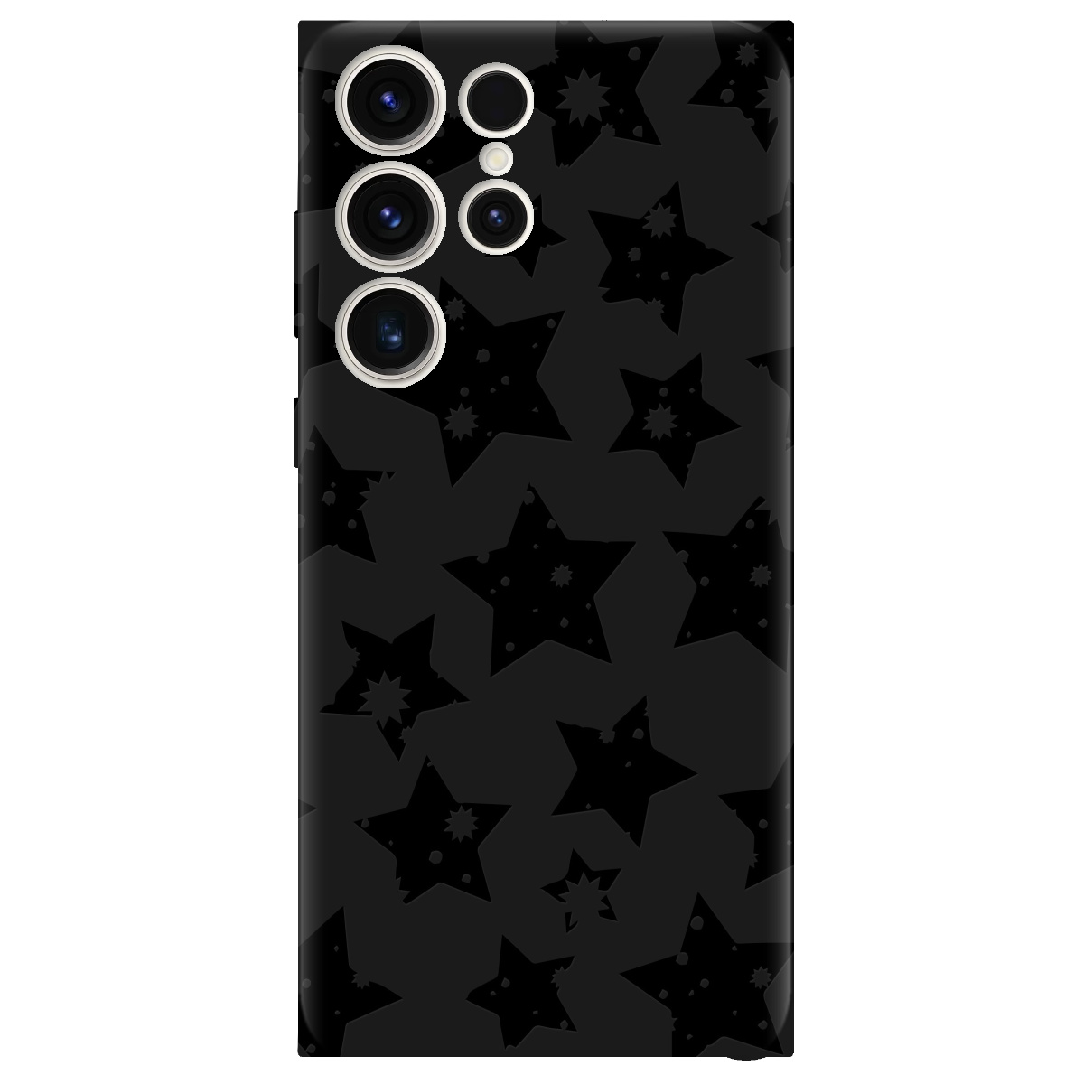 Чохол для Samsung Galaxy S25 Ultra чорний матовий soft touch Black Star - фото 1 Чохол для Samsung Galaxy S25 Ultra чорний матовий soft touch Black Star - фото 1 - Чохли для телефонів