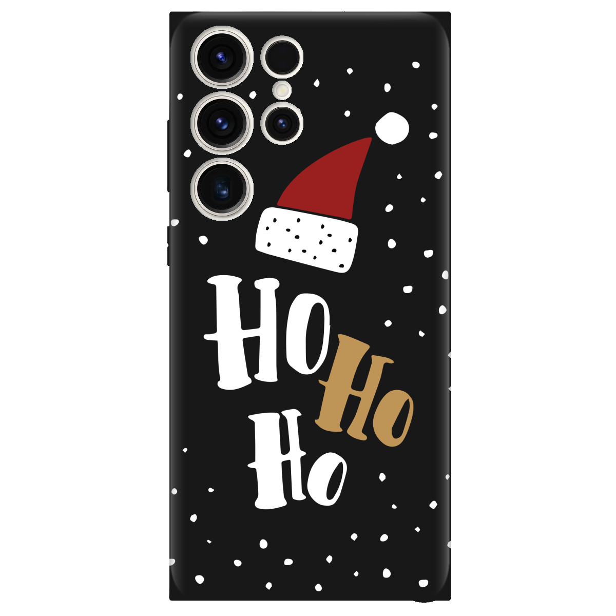 Чехол для Samsung Galaxy S25 Ultra черный матовый soft touch Ho-ho-ho - фото 1 Чехол для Samsung Galaxy S25 Ultra черный матовый soft touch Ho-ho-ho - фото 1 - Чехлы для телефонов