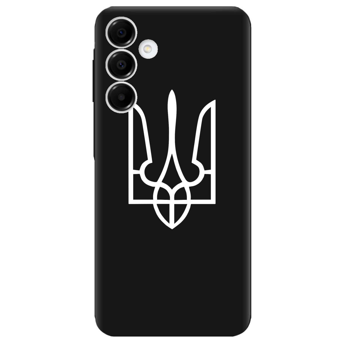 Чохол для Samsung Galaxy A16 чорний матовий soft touch Gerb - фото 1 - Чохли для телефонів