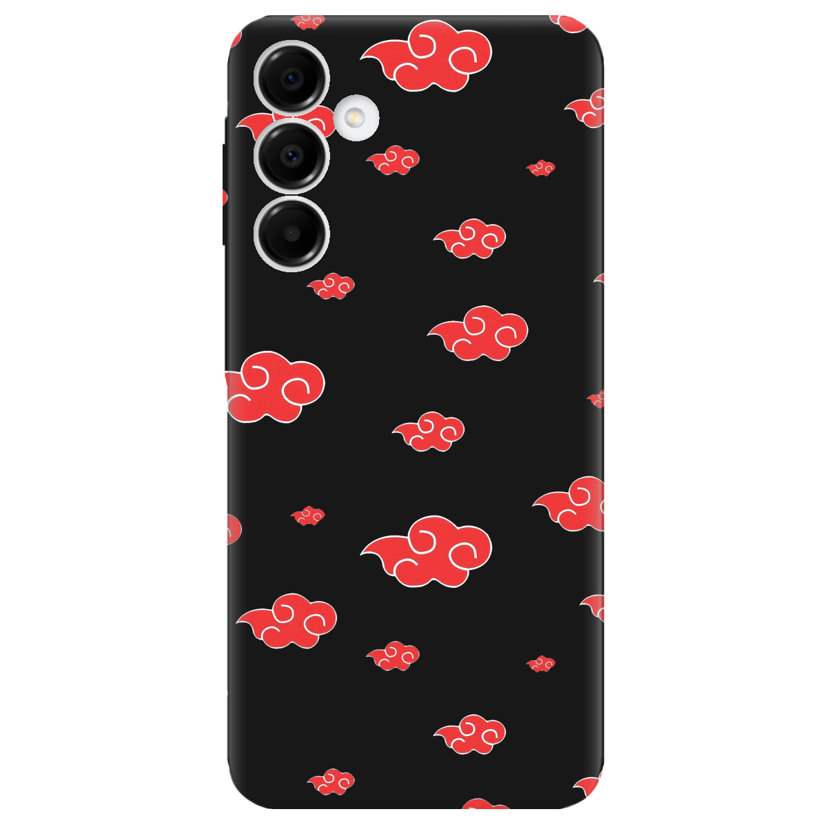 Чохол для Samsung Galaxy A16 чорний матовий soft touch Akatsuki - фото 1 - Чохли для телефонів