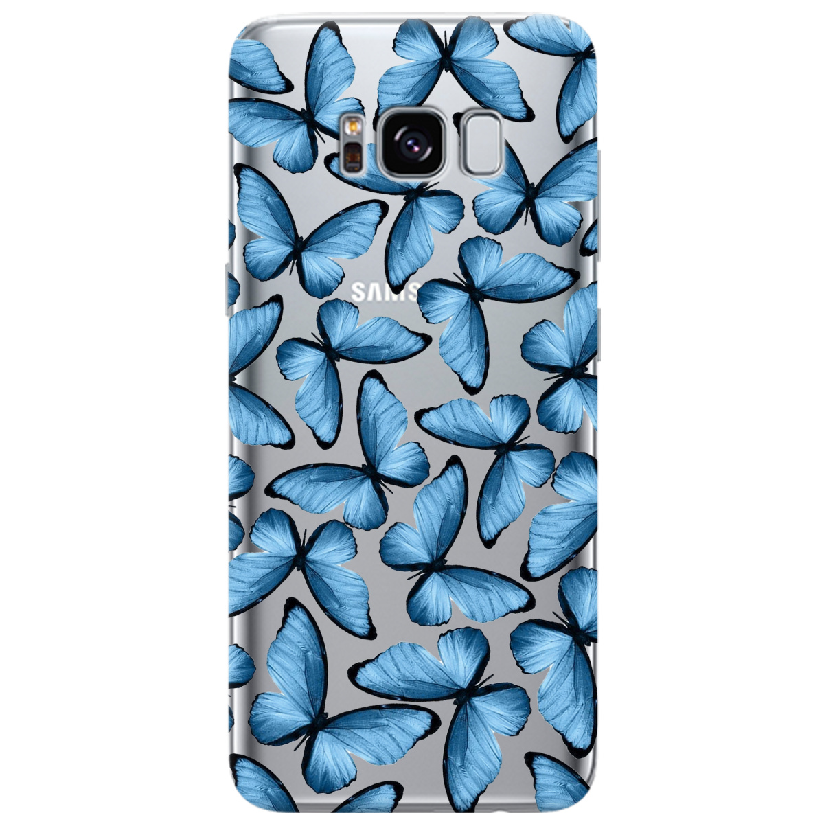 Чехол для Samsung Galaxy S8 Blue wings - фото 1 - Чехлы для телефонов